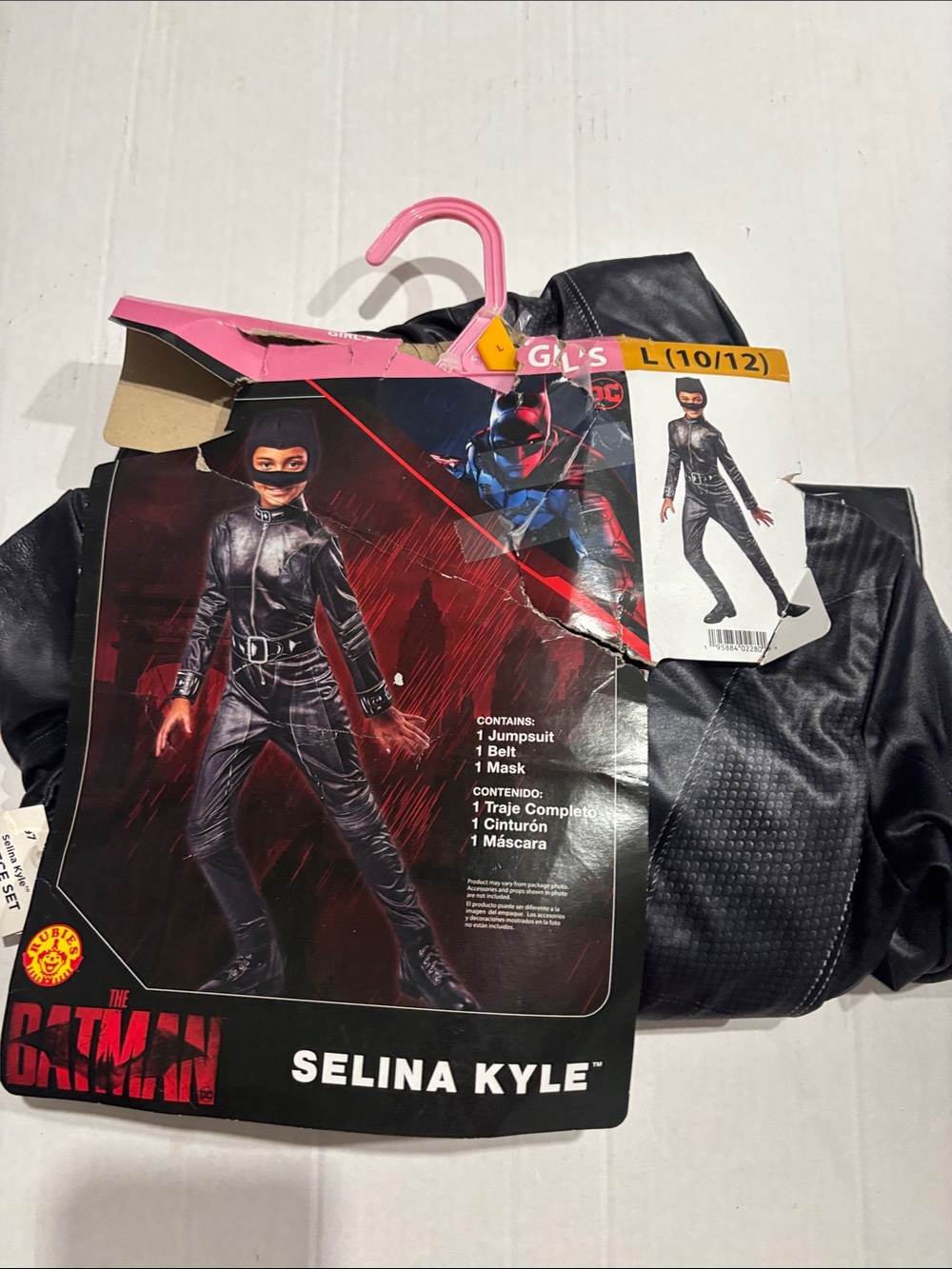 Selina Kyle Girls Black Jumpsuit Costume - The Batman